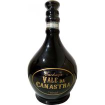 Cachaça vale da canastra porcelana redonda black ouro 750ml