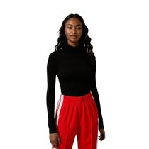 Cacharrel Blusa Tricot Lã Feminina Canelada Gola Alta R: 965