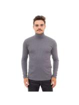 Cacharrel Camiseta Manga Longa Gola Alta Canelada