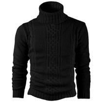 Cacharrel Casaco Blusa Tricot Lã Masculina Canelada Ref: 818