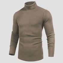 Cacharrel Masculina Blusa Canelada Manga Longa Gola Alta Cacharrel Masculina Blusa Canelada Manga Longa Gola Alta