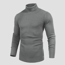 Cacharrel Masculina Blusa Canelada Manga Longa Gola Alta Cacharrel Masculina Blusa Canelada Manga Longa Gola Alta