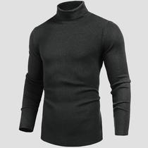 Cacharrel Masculina Blusa Canelada Manga Longa Gola Alta Cacharrel Masculina Blusa Canelada Manga Longa Gola Alta
