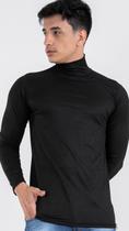 Cacharrel Masculina Canelada Gola Alta Manga Longa Rolê Slim Cacharrel Masculina Canelada Gola Alta Manga Longa Rolê Slim