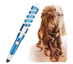 Cacheado Modelador Cabelo Cachos Ondulado Espiral Bivolt azul Cacheado Modelador Cabelo Cachos Ondulado Espiral Bivolt azul