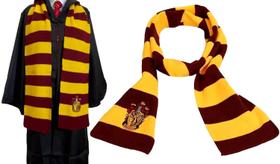 Cachecol Adulto Inverno Grifinória Geek Casas De Hogwarts - Harry Potter