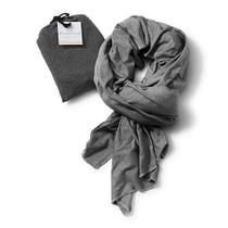 Cachecol Bucky Jersey Stripe Travel Comfort Preto