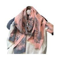 Cachecol De Cashmere Com Estampa Floral Para Mulheres, Xale Grosso, Cobertor Envolvente 2023