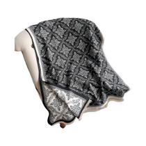 Cachecol De Cashmere Estilo Étnico, Pashmina Macia E Quente, Xale Com Franjas, Cobertor À Prova De