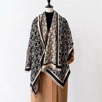 Cachecol De Cashmere Jacquard Quente Para O Inverno Feminino, Xale Grosso De Lã Pashmina Cachecol De Cashmere Jacquard Quente Para O Inverno Feminino, Xale Grosso De Lã Pashmina