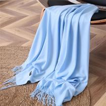 Cachecol De Cashmere Macio Para Mulheres 180x70cm, Xale De Cor Sólida, Pashmina Unissex, Hijab De
