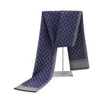 Cachecol De Cashmere Masculino De Inverno Luxuoso Com Estampa De Letras Pashmina Macio E Quente Para