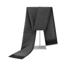 Cachecol De Cashmere Masculino De Inverno Luxuoso Com Estampa De Letras Pashmina Macio E Quente Para