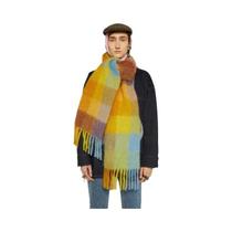 Cachecol De Cashmere Para Homens E Mulheres, Grosso, Quente, Estampado, Com Franjas Longas, Xale