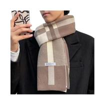 Cachecol De Cashmere Tricotado Casual Quente De Inverno Para Homens AC2228