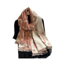 Cachecol De Inverno Feminino De Dupla Face Imitação De Caxemira Luxuoso E Quente