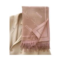 Cachecol De Inverno Feminino Quente Em Falso Cashmere Luxuoso Com Jacquard De Letras Designer Para
