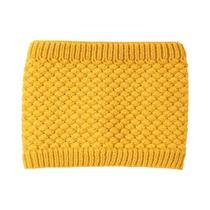 Cachecol De Inverno Para Meninas, Com Gola Alta, Proteção Contra O Frio, Cor Sólida