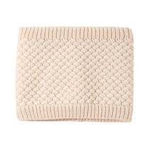 Cachecol De Inverno Para Meninas, Com Gola Alta, Proteção Contra O Frio, Cor Sólida