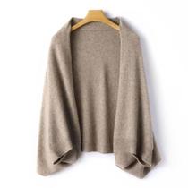 Cachecol De Lã 100% Macio E Quente Para Mulheres, Tricotado, Tipo Cardigan, Pashmina, Uso Duplo Para Cachecol De Lã 100% Macio E Quente Para Mulheres, Tricotado, Tipo Cardigan, Pashmina, Uso Duplo Para