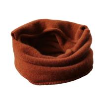 Cachecol De Lã Pura Tricotado Para Mulheres, Quente E Macio, Colarinho Falso De Cashmere, Aquecedor