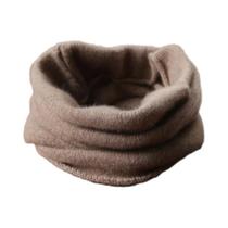 Cachecol De Lã Pura Tricotado Para Mulheres, Quente E Macio, Colarinho Falso De Cashmere, Aquecedor