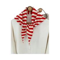 Cachecol De Lã Triangular Listrado Quente E Macio Para O Inverno Feminino, Marca De Moda Bandana