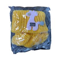 Cachecol De Lã Tricotado Infantil De Inverno Para Meninos E Meninas, Quente, Sólido, Com Estampa
