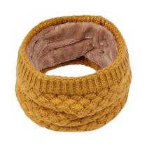 Cachecol De Lã Unissex Grosso Para Inverno, Protetor Térmico Para a Coluna Cervical, Lenço Tricotado