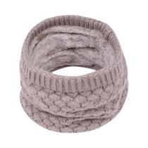 Cachecol De Lã Unissex Grosso Para Inverno, Protetor Térmico Para a Coluna Cervical, Lenço Tricotado