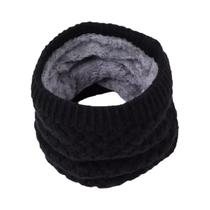 Cachecol De Lã Unissex Grosso Para Inverno, Quente E Protetor Da Coluna Cervical, Lenço De Pescoço