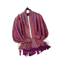Cachecol De Luxo Feminino Em Cashmere Grosso, Pashmina Estampada, Quente Para O Inverno, Poncho,