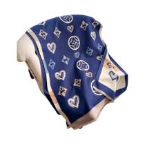 Cachecol De Luxo Feminino Em Caxemira Pashmina, Manta Quente De Inverno, Cobertor Grosso, Foulard,