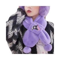 Cachecol De Pelúcia Patrulha Canina Para Meninas, Luva Quente De Inverno, Gola Cruzada Fofa, Xale