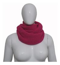 Cachecol De Tricô Max Gola Fechada Feminina Inverno Rosa - Breeza Store