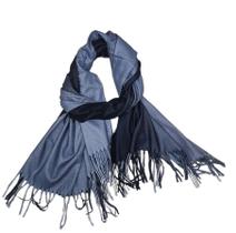 Cachecol Degradê Bicolor Dupla Face Cashmere Longo Inverno