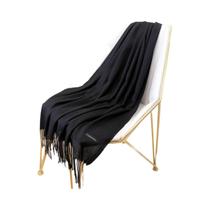 Cachecol Feminino De Caxemira Quente, Xale Pashmina Com Borlas, Outono Inverno, Foulard Masculino E