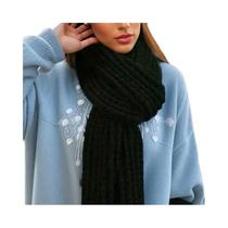 Cachecol Feminino De Inverno Quente Em Cashmere, Grosso E Tricotado, Estilo Coreano, Faixa De Cachecol Feminino De Inverno Quente Em Cashmere, Grosso E Tricotado, Estilo Coreano, Faixa De
