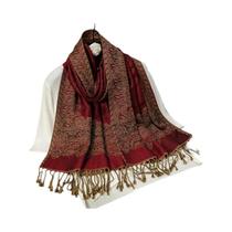 Cachecol Feminino De Luxo Em Caxemira Grossa Estampado Pashmina Manta Quente De Inverno Poncho Xale