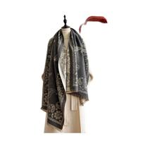 Cachecol Feminino De Luxo Para Inverno Em Caxemira, Manta Pashmina Quente Com Estampa Paisley,