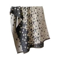 Cachecol Feminino Floral de Dois Lados - Pashmina de Caxemira Engrossada para Inverno
