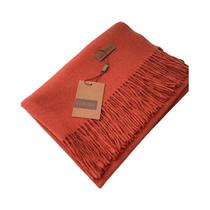 Cachecol Feminino Grosso E Quente De Caxemira 2024, Xale Pashmina De Cor Sólida Com Borlas Para O