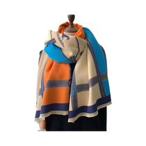 Cachecol Feminino Grosso E Quente De Caxemira Pashmina Estampado Para Outono Inverno 2023