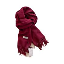 Cachecol Feminino Longo De Caxemira Quente Para Inverno, 26 Cores, Xale Sólido, Pashmina, Hijab,
