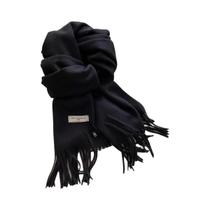 Cachecol Feminino Longo De Caxemira Quente Para Inverno, 26 Cores, Xale Sólido, Pashmina, Hijab,