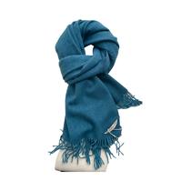 Cachecol Feminino Longo De Lã Quente Para Inverno, Xale De Caxemira, Pashmina Sólida, Hijab, Lenço