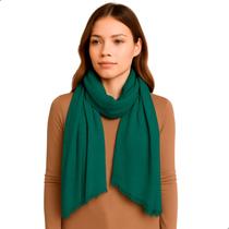 Cachecol Feminino Pashmina Xale Tipo Manta Toque Macio Com Franjas 175x85cm 5303 Cachecol Feminino Pashmina Xale Tipo Manta Toque Macio Com Franjas 175x85cm 5303