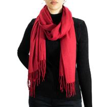 Cachecol Fofo Echarpe Feminino Pashmina Pompom Frio Inverno