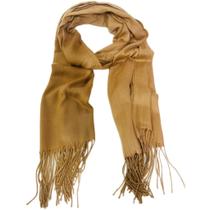 Cachecol Frio Echarpe Xale Lenço Pashmina Franja Look Inverno Acessório Manta Elegante