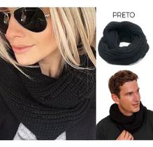 Cachecol Gola Feminino Masculino Inverno Dupla Volta Macio Quentinho